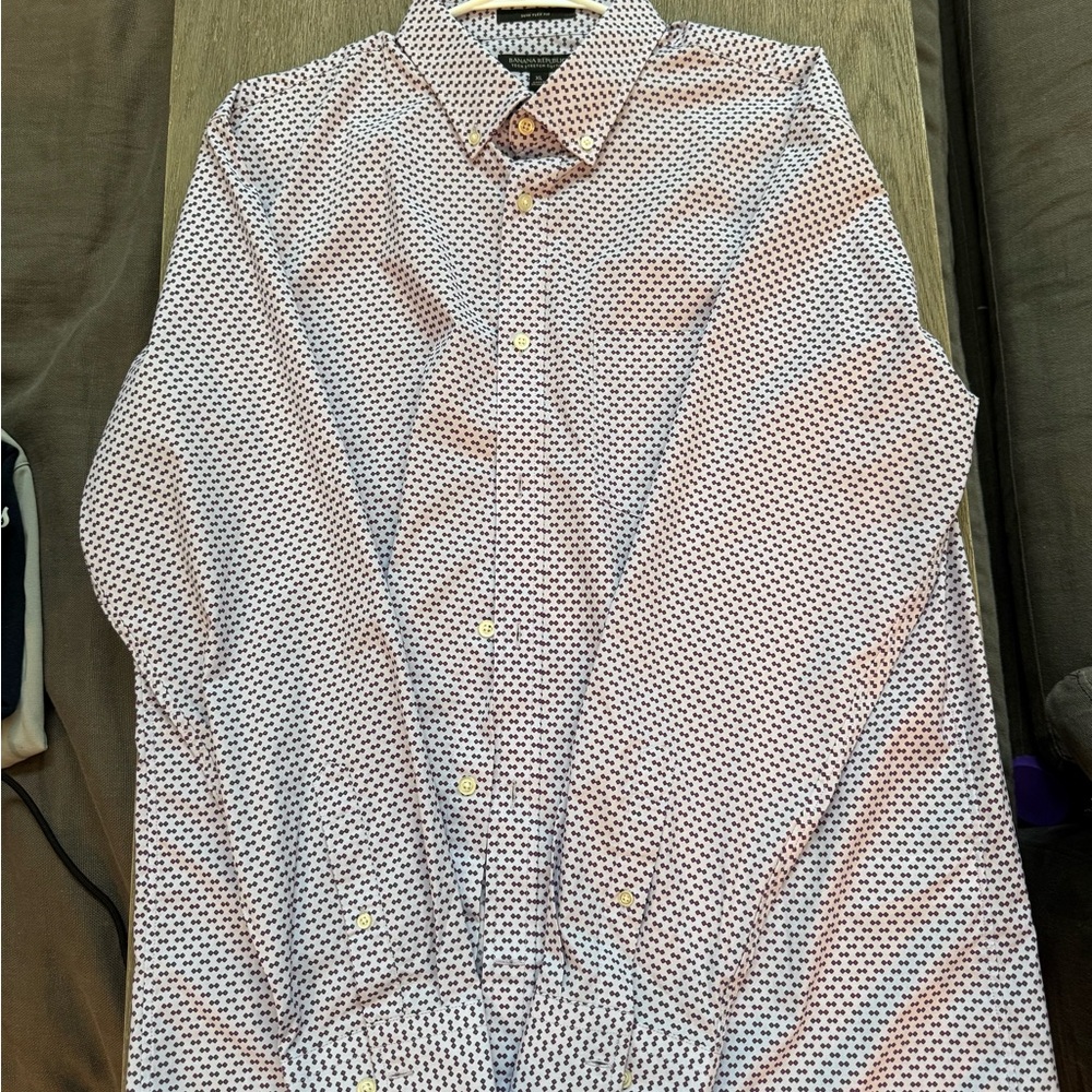 Banana republic Patterned Button-Up Shirt